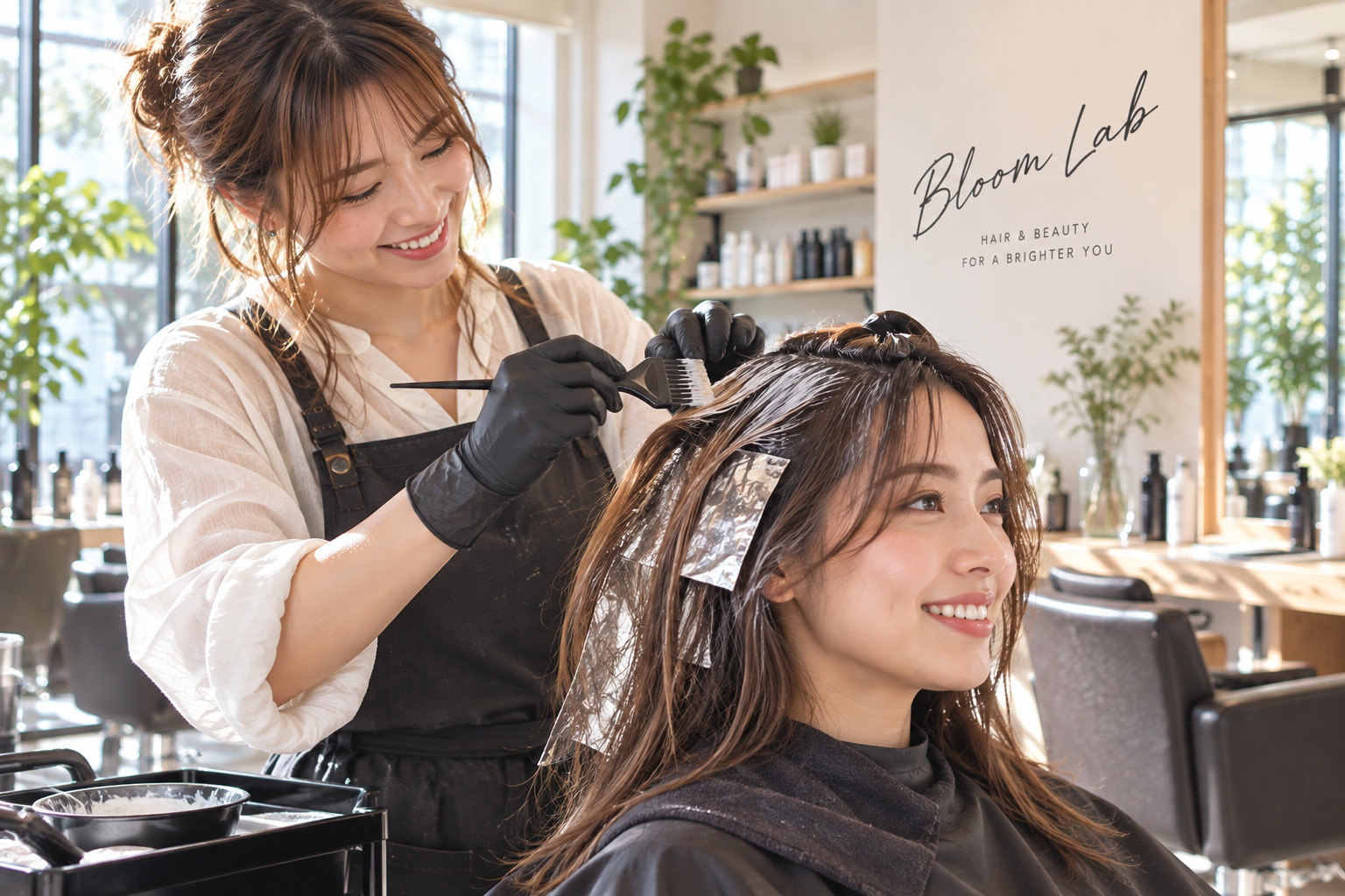 Bloom Labのカラー施術イメージ