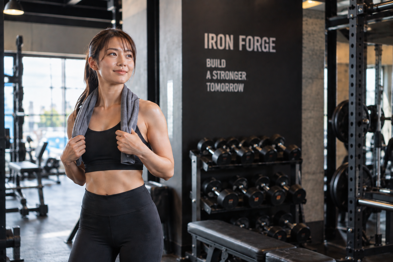 IRON FORGEのトレーニング設備とジム空間