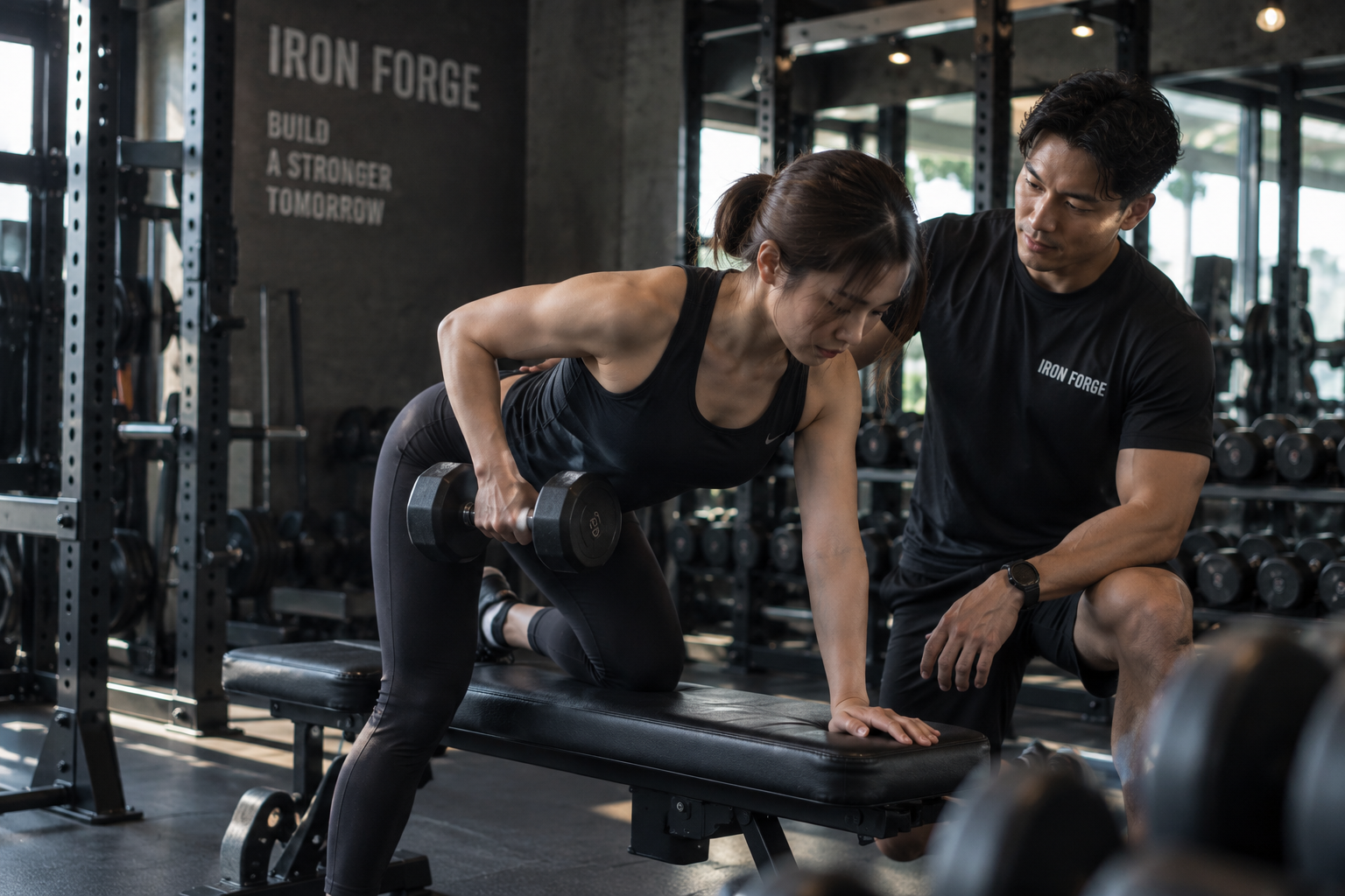 トレーナーによるIRON FORGEのトレーニング風景